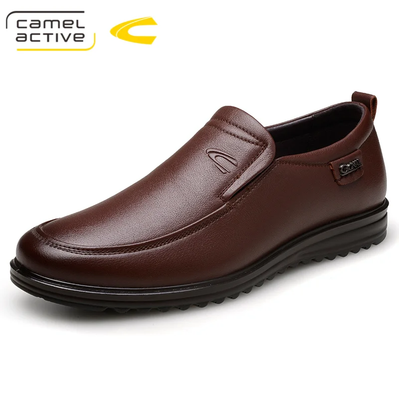 Мужские деловые классические туфли Camel Active коричневые повседневные из