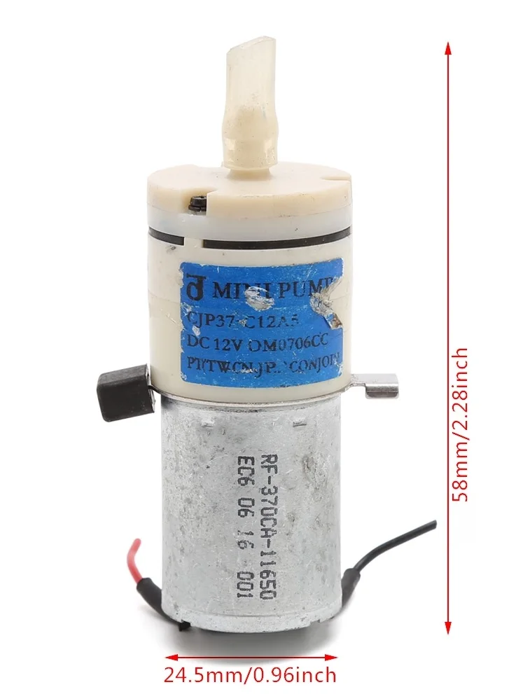 1 1 шт. DC12V мини воздушный насос аквариумная Рыба Вода кислородный бак электронный сфигмоманометр - Цвет: 1