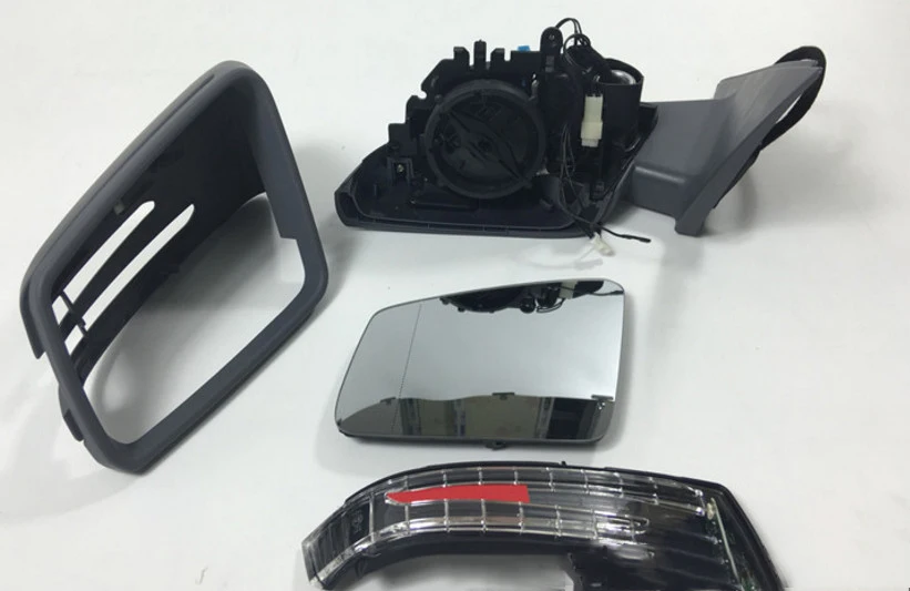 

Автомобильное боковое зеркало заднего вида Qirun со светодиодным поворотным сигналом и электрическим складным + подогревом для Mercedes-Benz E Class ...