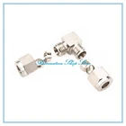 3 4 6 8 10 12 мм труба OD двойной наконечник трубные фитинги 90 градусов колено 304 SS соединитель трубы из нержавеющей стали