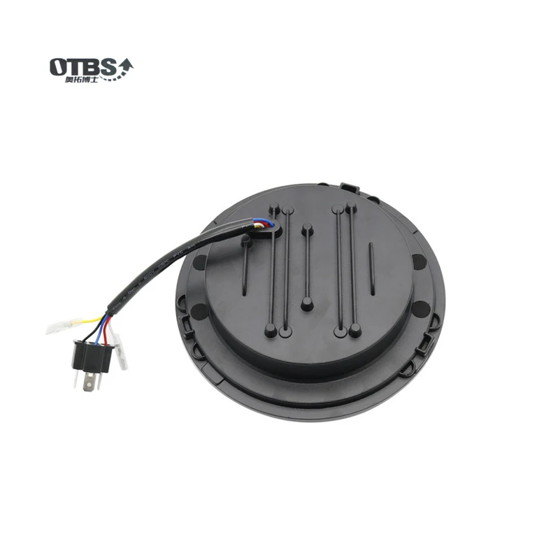 7 дюймов 60 Вт точка SAE E9 мотоцикл 883 налобный фонарь с углом глаз Led 883 фары 7 дюймов корпус ведро отделка кольцо