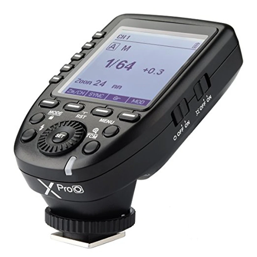 Godox Xpro-O TTL 2.4G X system LCD Screen High-speed Wireless Flash Transmitter For Olympus Pansonic Lumix P5 P3 PL5 GH4 G85 | Электроника