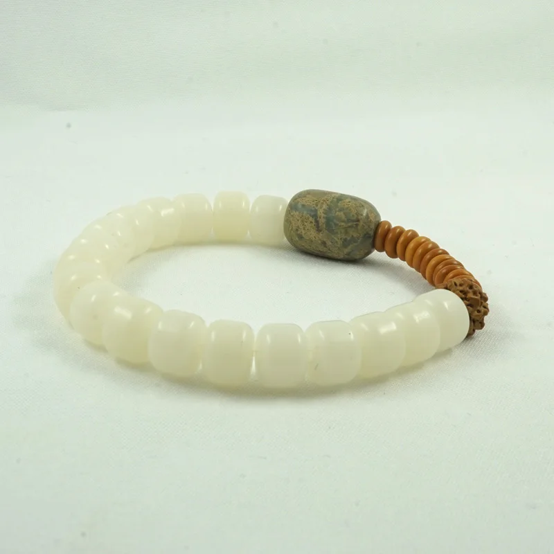 Тибетский буддизм Кокосовая Скорлупа &amp Бусы из плодов рудракши стрейч браслет