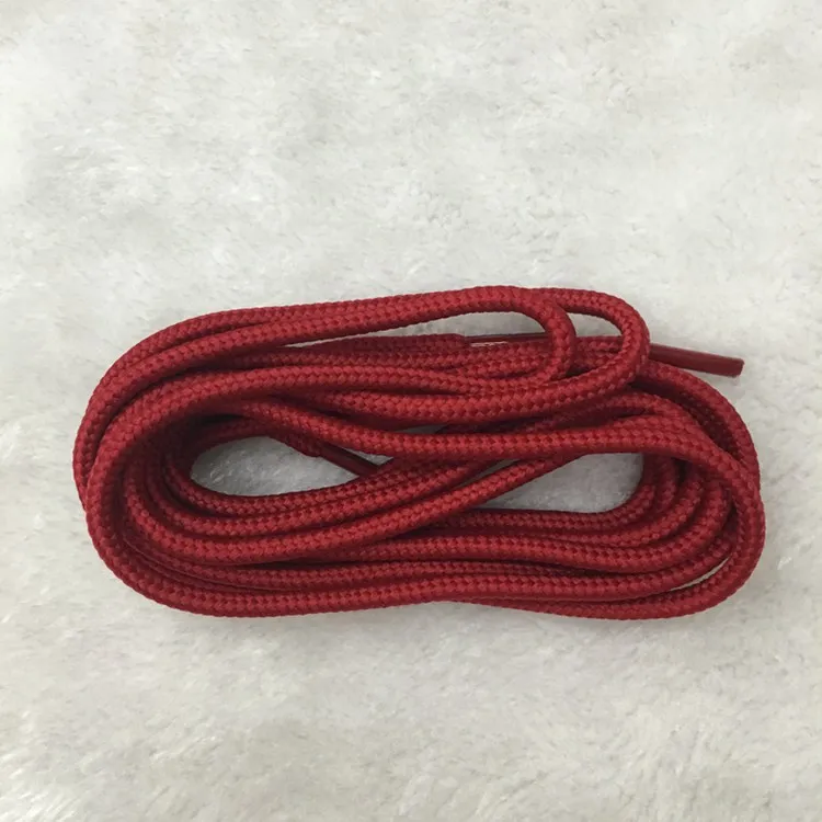 Red wine 1 пара, 20 цветов, новые шнурки, высокое качество, полиэстер, одноцветные, классические, круглые шнурки, повседневные, спортивные ботинки на шнуровке, 90 см, 120 см, 150 см, YD-1 - Цвет: Red wine
