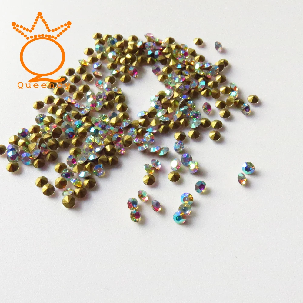 1440 шт./упак. кристалл AB цветов и размеров SS3 SS4 SS6 SS8 SS10 SS12 SS16 SS20 SS30 SS34 точка спинка