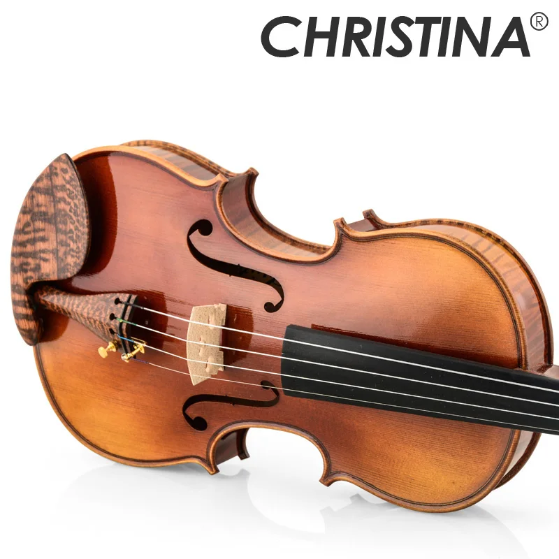 Итальянская скрипка Кристина V10 Master 4/4 змеиная древесина высококлассная Античная
