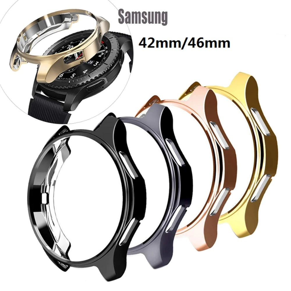 Защитный чехол из ТПУ для Samsung Galaxy Watch 46 мм защитный рамка Smart 42