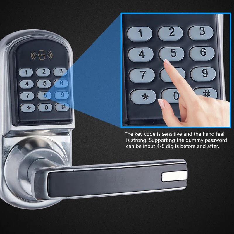 Nductive password door lock can directly replace the ball smart fingerprint | Безопасность и защита