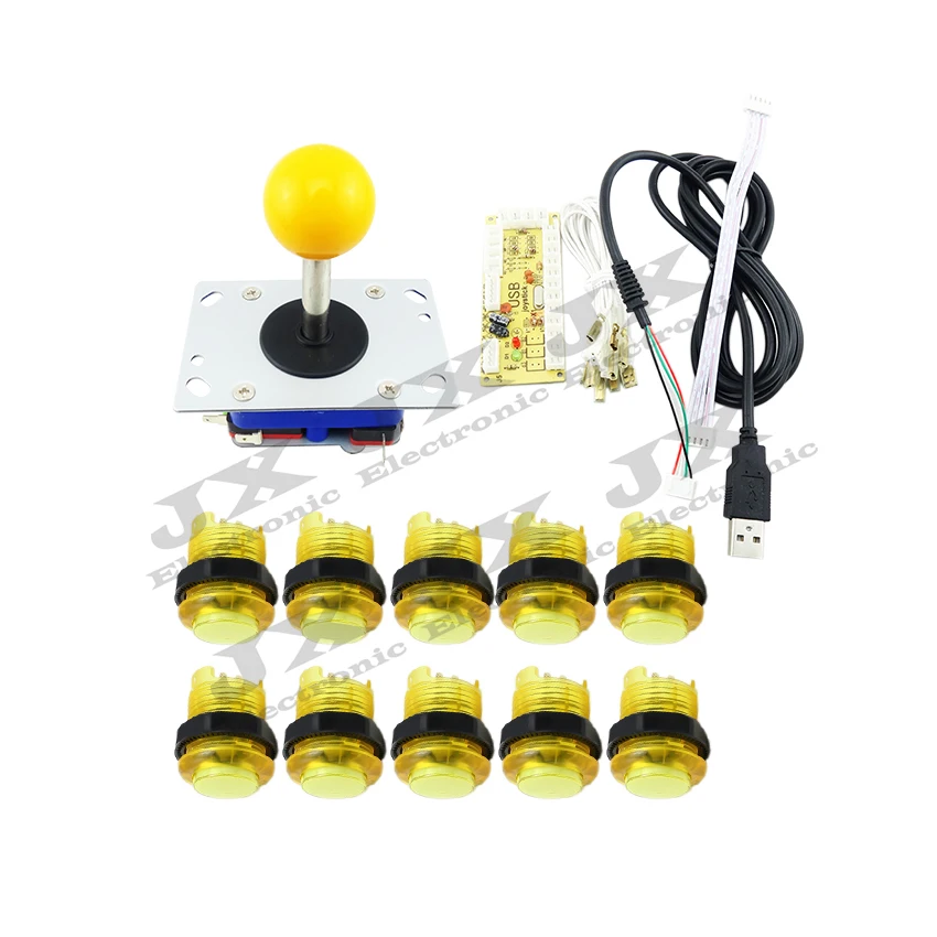 Новый набор запчастей для аркадных игр сделай сам включая USB-кодировщик с нулевой