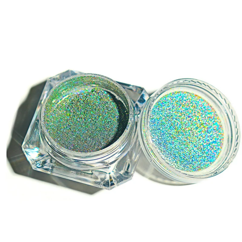 1 шт.. Голографический лазерный порошок Радужный лак для ногтей Хамелеон блеск