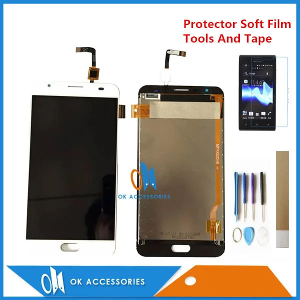 Черный белый цвет для Ulefone power 2 ЖК-дисплей+ сенсорный экран дигитайзер высокое качество с комплектами