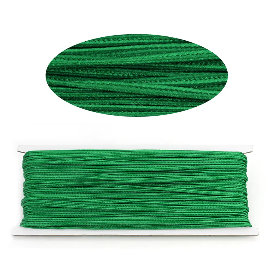16 Colors 34 yards/lot(31Meter) Approx.3mm Chinese Soutach Snake Belly Nylon Rope Cord Soutache DIY Jewelry Material Accessories