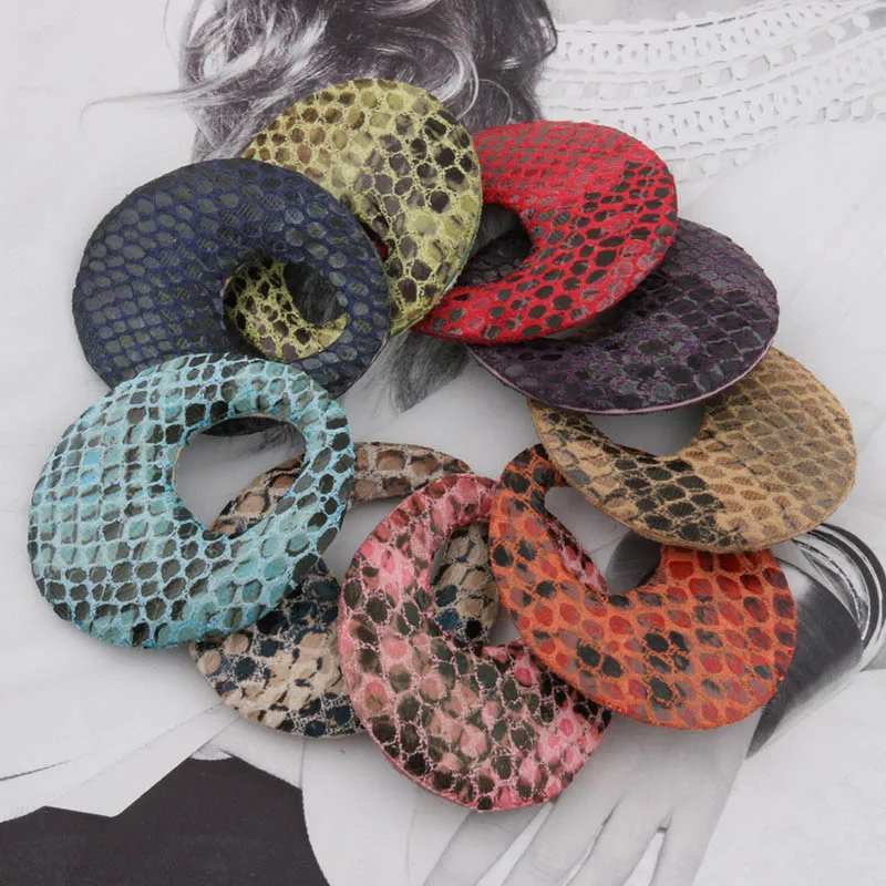 NeeFu WoFu серьга со змеями Тигровая кожа Большая длинная водяная капля большие