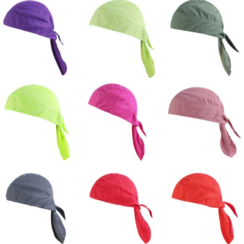 

Durag for Men and Women Bandanas Black Doo Rag Head Wrap Cap Dew Rag Headwear Durags Hat Hair Accessories 2019 VERVAE