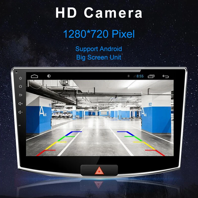 Автомобиль Камера HD 1280*720 P Ночное Видение заднего вида автомобиля IP68