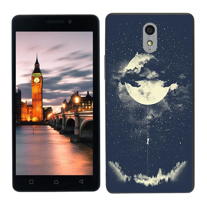 02 Телефонные чехлы для lenovo Vibe P1M силиконовый Land Луна окрашены протектор для lenovo P1M Крышка для lenovo Vibe P1Ma40 P1 м Coque - Цвет: 02