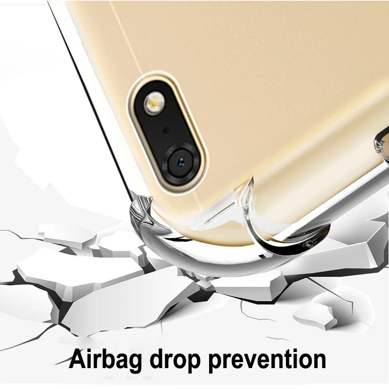 Чехол для Huawei Y5 2018 мягкий прозрачный чехол из ТПУ чехлы телефонов 5 45 дюйма Y