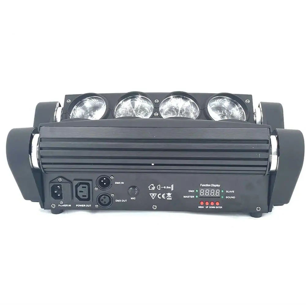 Светодиодный движущаяся голова паук светильник 8x15 Вт 4в1 RGBW Led вечерние DJ ing Beam DMX