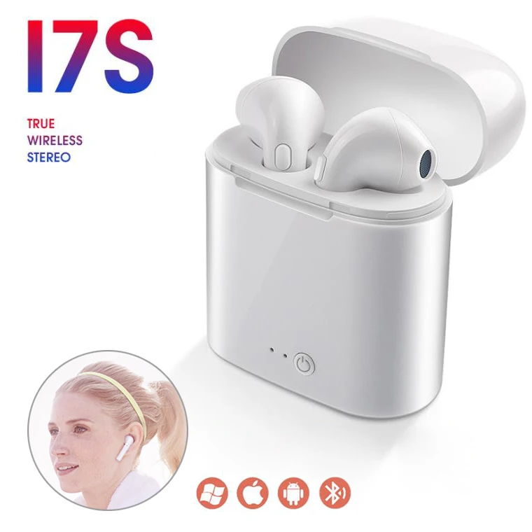 I7s TWS kulakllik Bluetooth наушники для телефонов I7 беспроводные 5 0 гарнитуры с микрофоном