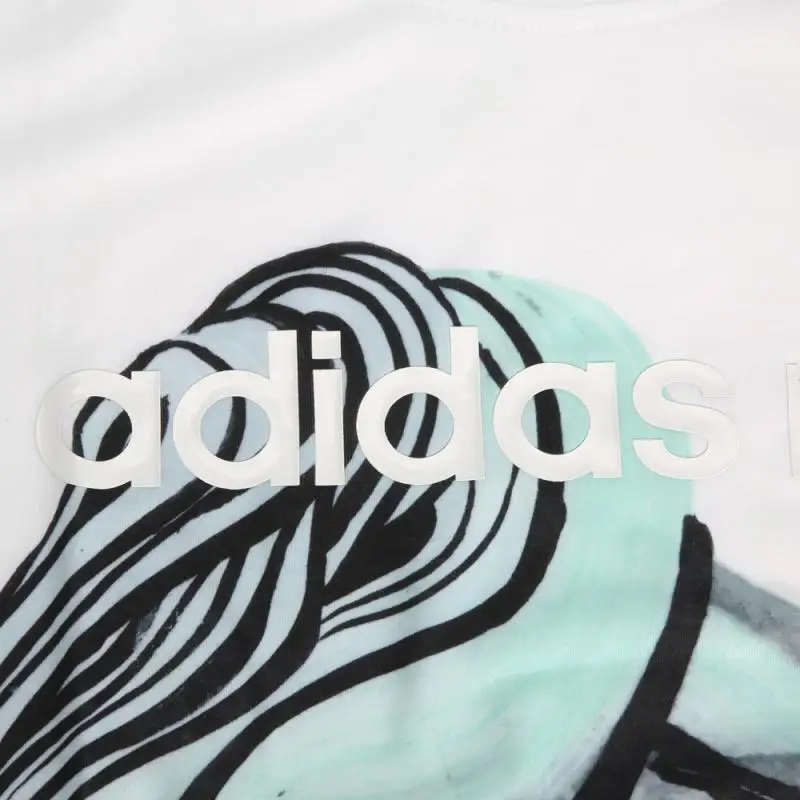Новое поступление Adidas NEO Label W ОС футболка для возраста 2, Для женщин футболки с коротким рукавом спортивный костюм