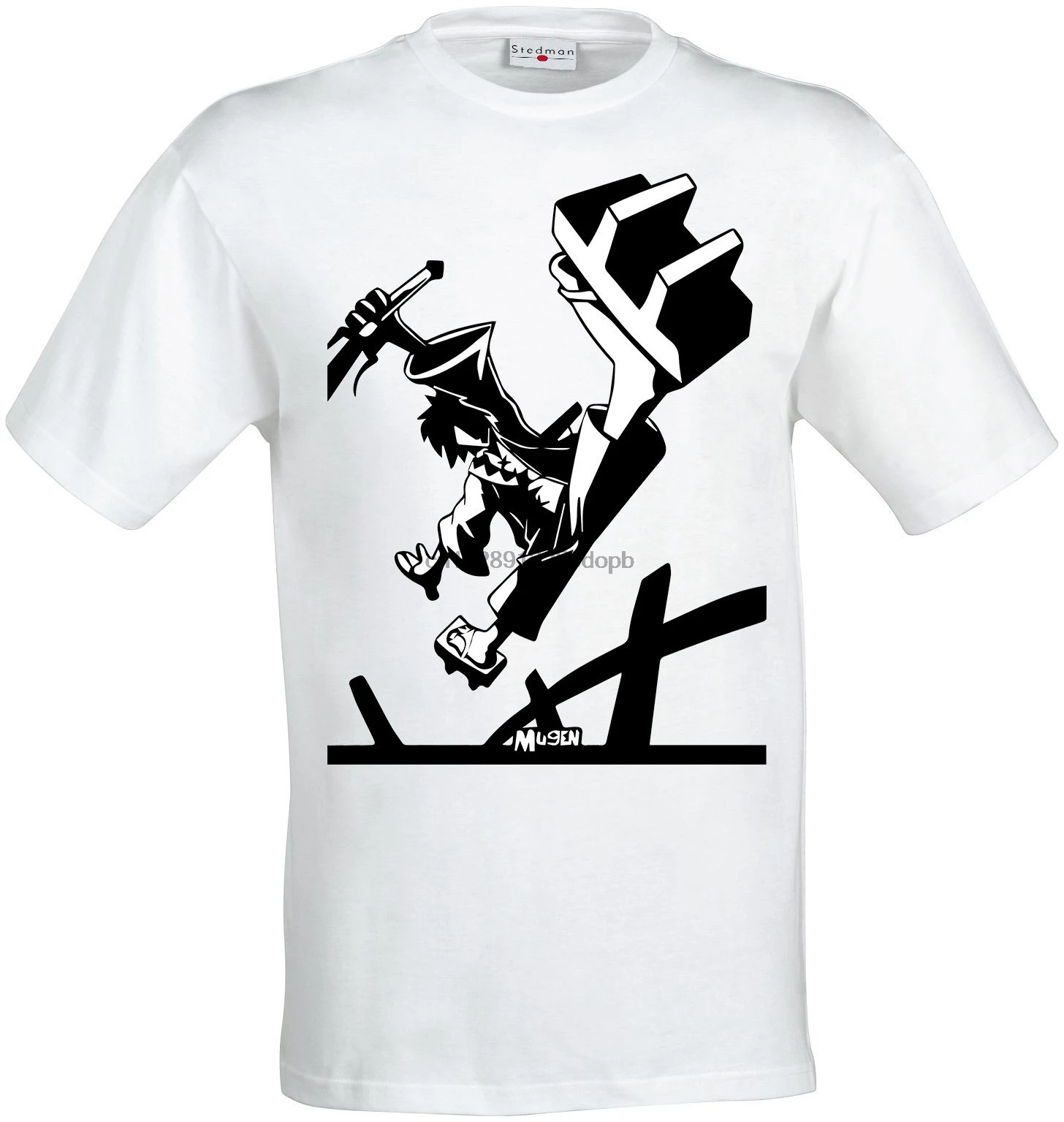 Новые модные крутые повседневные футболки Mugen Samurai Champloo Аниме Манга произведение