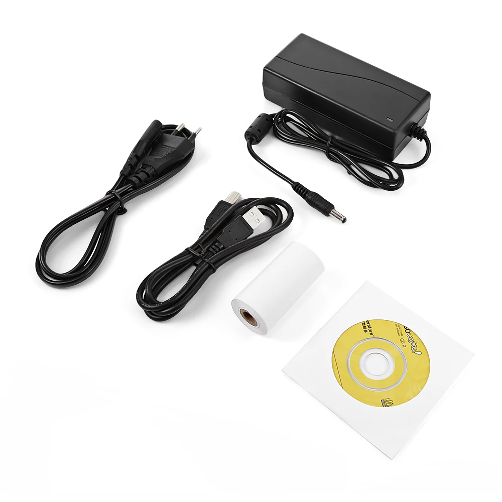 GOOJPRT JP58DC Портативный USB/Bluetooth Термальный чековый Принтер 90 мм/сек. с резцом ESC/POS