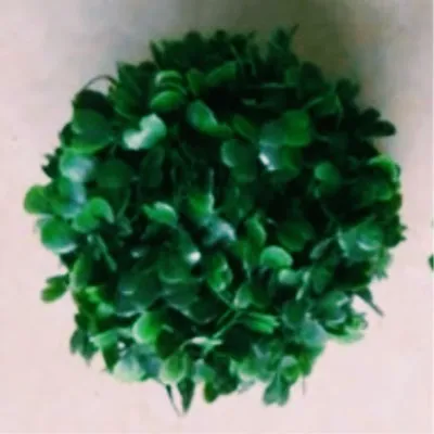 13cm Трава бонсай искусственные подстриженными 12/18/23/28 см/33 см зеленый искусственный шар магазин центр мяч для игры на открытом воздухе украшения - Цвет: 13cm
