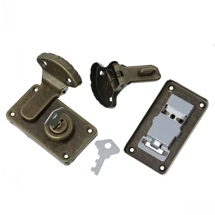 

Jewelry Box Locks Latch With Key Antique Bronze Star Carved 7.3 x4.1cm 6.8 x4.5cm 3.4cm x2.2cm,3 Sets
