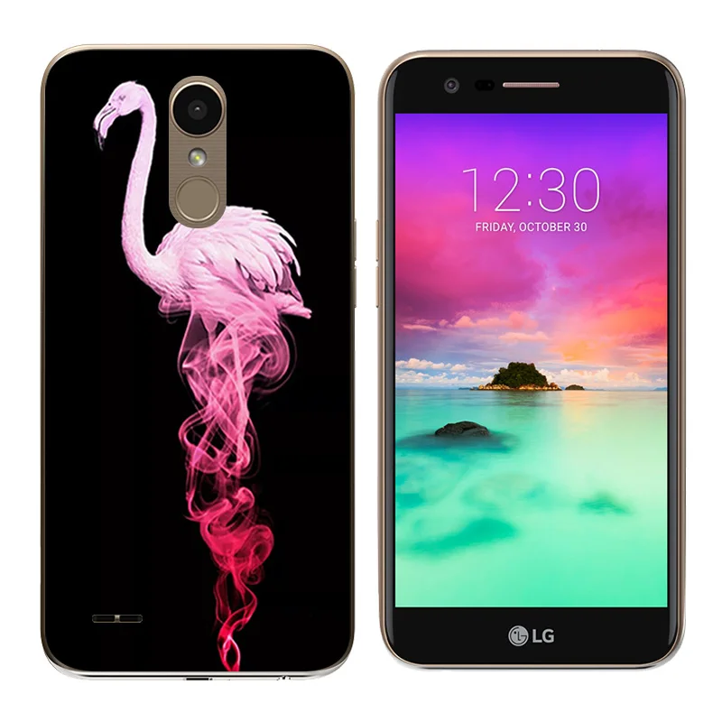 for LG K10 2017 Case Soft Silicone Expression Printing LV5 / X400 M250 M250N Cover Phone Bags |