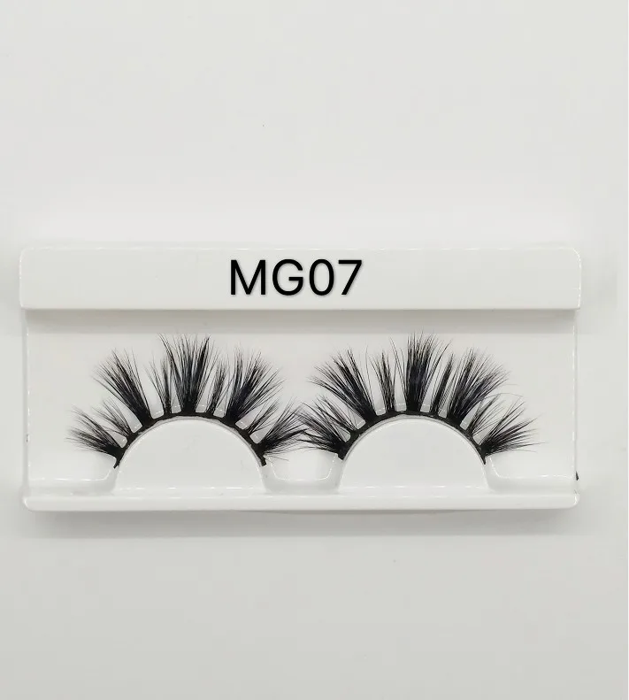MG07 DEEP EYES 10 пар 10 boxesExtra длинные 25 мм норковые ресницы 3D норковые ресницы ручной работы - Цвет: MG07
