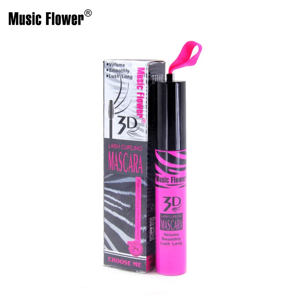 Music Flower 3D волокна тушь для ресниц экспресс объём накладных макияж