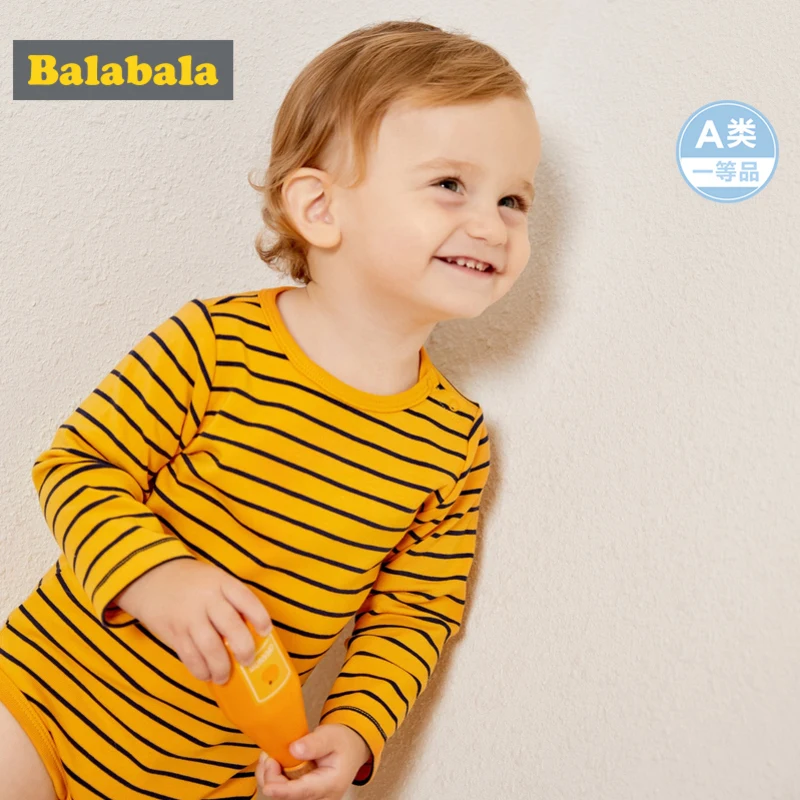 Balabala/хлопковый комплект из 2 предметов для малышей боди с графическим рисунком и