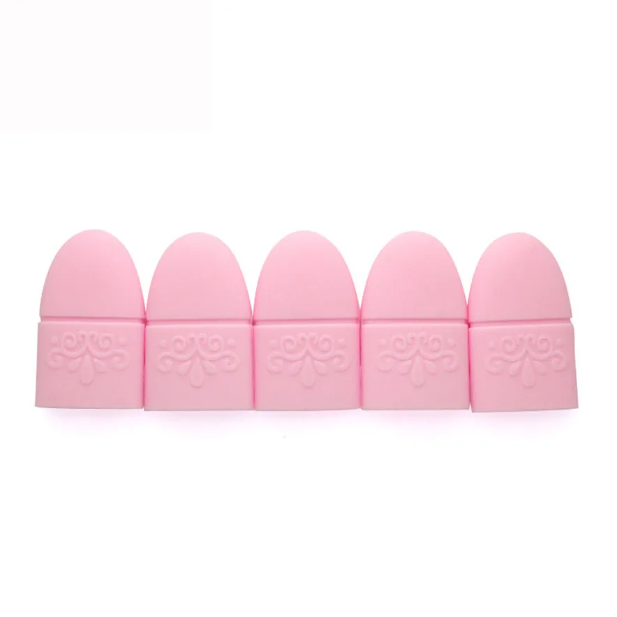HAICARSilicone мягкий 5 шт дизайн ногтей замачиваемый колпачок зажим средство для