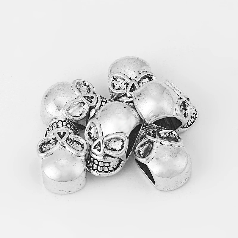 10 шт. 10x5 мм Череп разделитель бусины для DIY ювелирных изделий|spacer beads wholesale|bead lacebeads