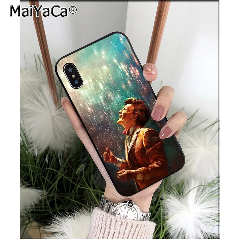 MaiYaCa Doctor who Art Tardis Box TPU Мягкий силиконовый чехол для телефона Apple iPhone 8 7 6 6S Plus X XS MAX 5 5S