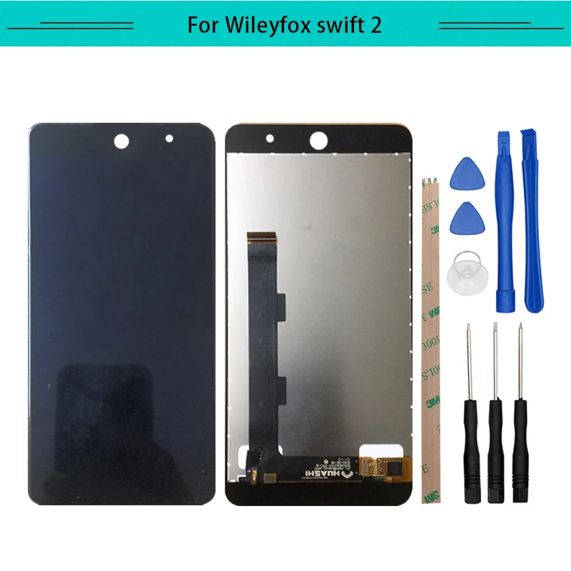 1 шт. для Wileyfox Swift 2 Swift2 Полный ЖК-дисплей сенсорный экран сборка полная замена