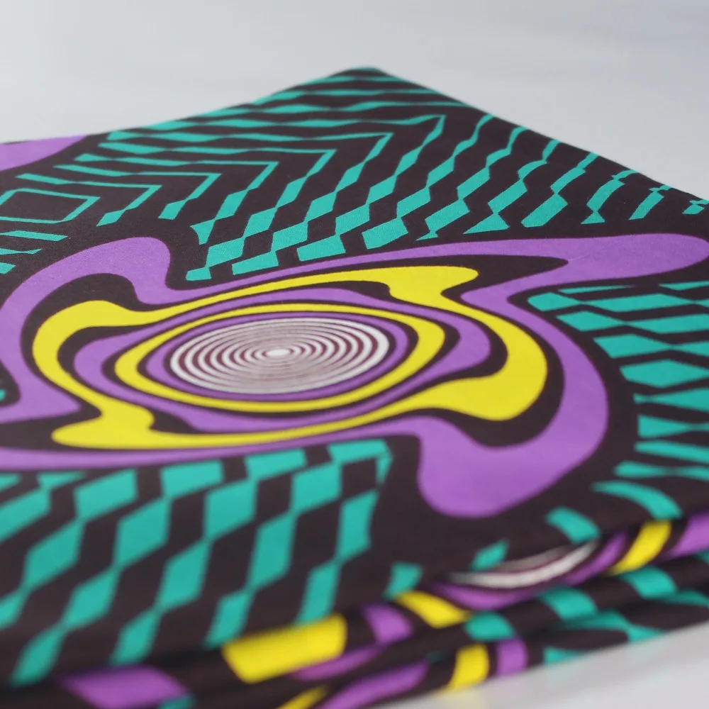 100% хлопок Нигерия настоящий воск африканская Анкара модная Гана