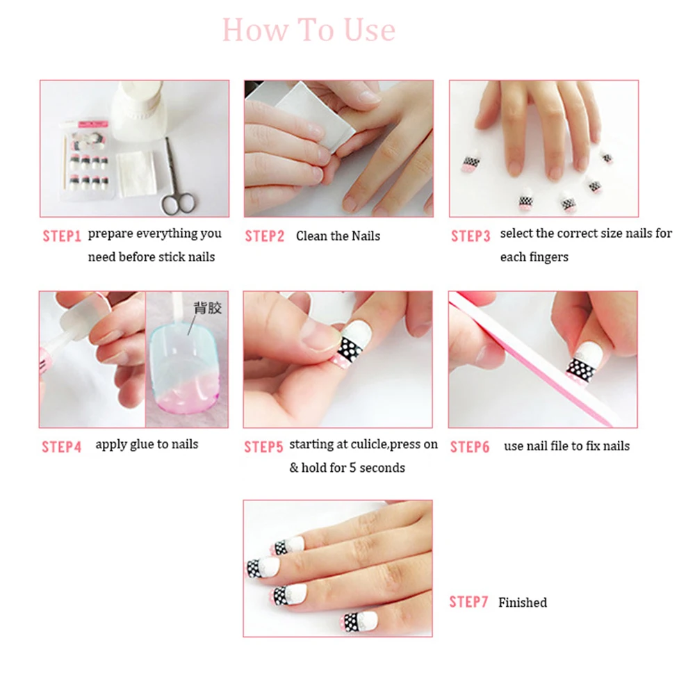 24 шт./компл. Довольно Серебряный Rhinestone невесты ногтей Книги по искусству Советы