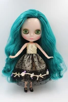 free shipping bjd joint rbl 223j diy nude blyth doll birthday gift for girl 4 colour big eyes dolls with beautiful hair cute toy