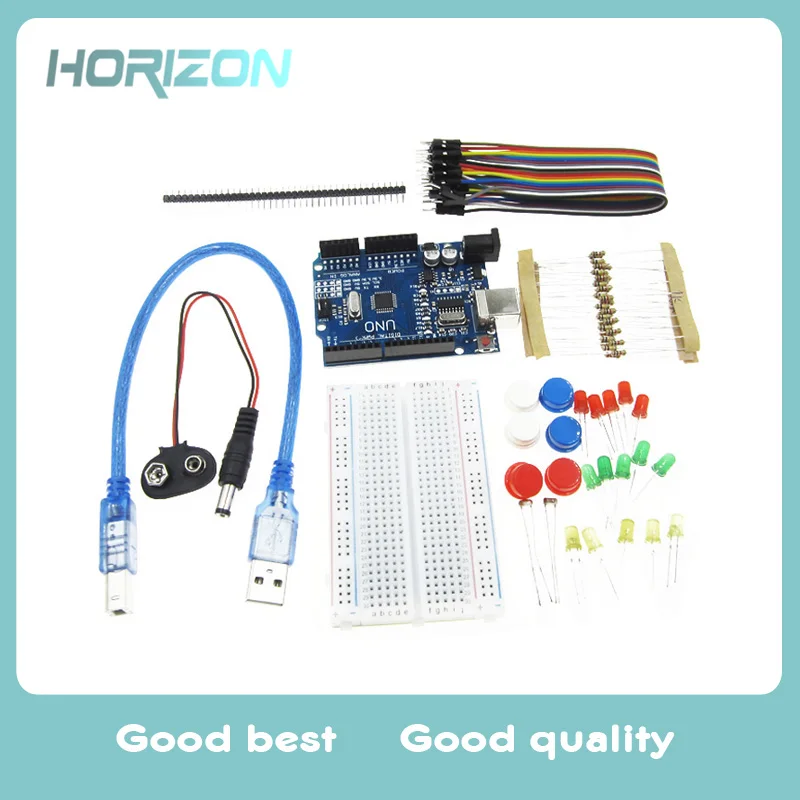 Для Arduino Starter Kit для arduino Uno R3 модуль led/перемычку/ООН R3/резистор|Модули умного дома| |