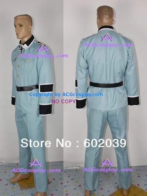 Костюм для косплея Hetalia Axis Powers Германия людwig включает перчатки и пояс ACG|cosplay
