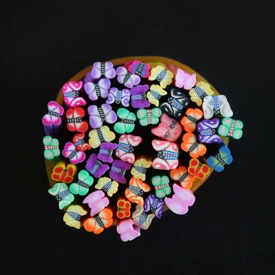 style6 10PCs Random 10 шт./компл. подвески для поставки слаймов комплект пушистый слизи фрукты полимерная DIY прозрачный клейкие аксессуары скольжения Шпатлёвки глиняные игрушки для детей - Цвет: style6 10PCs Random