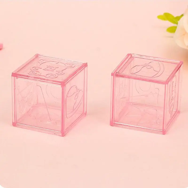 

Small Square Boxes Packaging Storage Box With Lid for Jewelry Storage Accessories Finishing Container F20173394