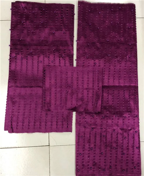 as picture Aso oke головной убор с бисером Желтый Кружевной нигерийский геле головной убор африканский геле головной убор aso oke Африканский головной убор для женщин 3 шт/Лот - Цвет: as picture