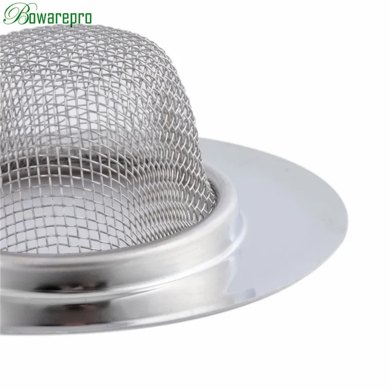 

bowarepro 11/9/7cm Shower Steel Bath Her Catcher Stopper Shower Drain Hole Filter Trap Metal Sink Strainer Bathroom Plug Filter