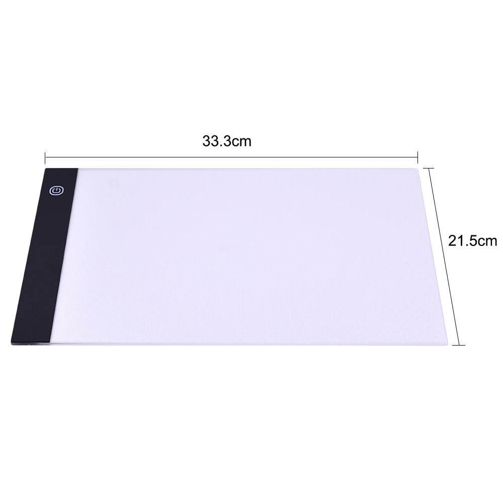 CHIPAL Three-Level Dimming Digital Tablet A4 LED Drawing Pad Light Box Tracing Copy Board Graphic Art Painting Table Panel | Компьютеры и