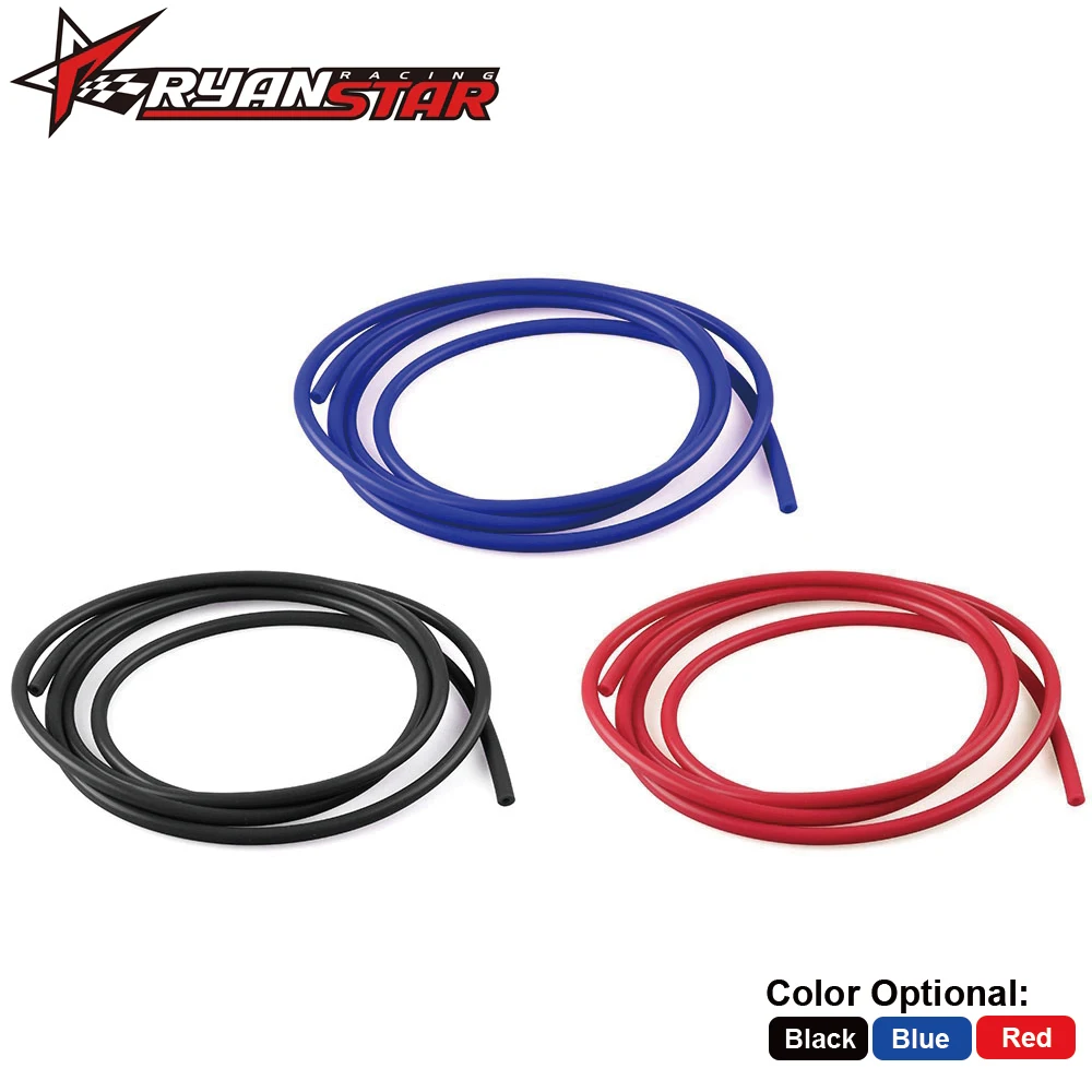 Ryanstar Racing новое поступление 1 м длина 5/32 дюйма (4 мм) вакуумный силиконовый шланг
