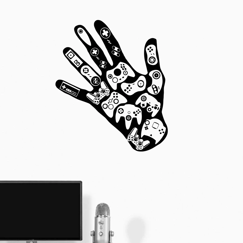 Игровая настенная наклейка декор для видеоигр и игровых комнат новый дизайн игр