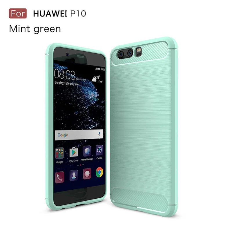1 шт. Роскошные Чехлы для мобильных телефонов huawei P10 Силиконовая защита от падений