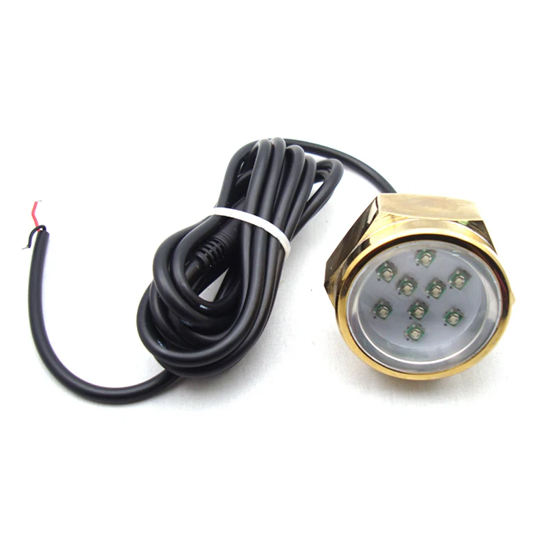 27W IP68 Водонепроницаемый 12 V-24 V 27W 9LED морской катер сливной светильник Титан сплав анти-коррозия парусный спорт навигации светильник подводный светодиодный светильник - Испускаемый цвет: 27W